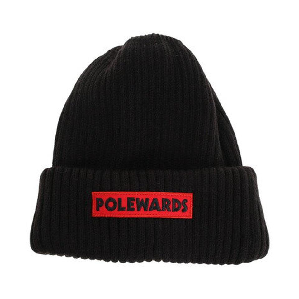 POLEWARDS（メンズ）ロゴビーニー PW22FC22 BLK