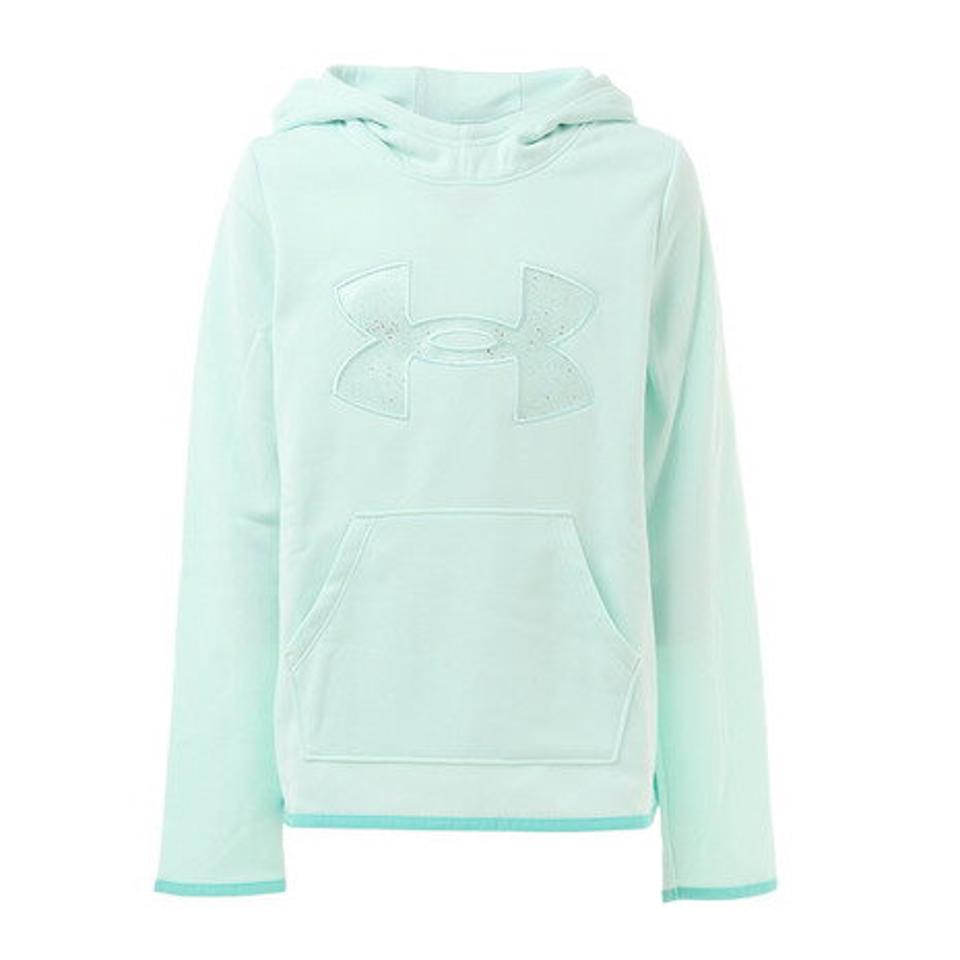 アンダーアーマー（UNDER ARMOUR） パーカー ガールズ フリース ビッグロゴフーディー 1356428 SGB/CMG AT オンライン価格 （キッズ）