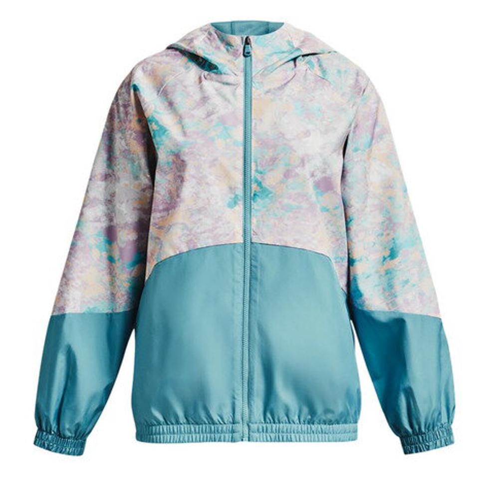 アンダーアーマー（UNDER ARMOUR） ジュニア ウーブン プリント フルジップ ジャケット 1371217 400 （キッズ）