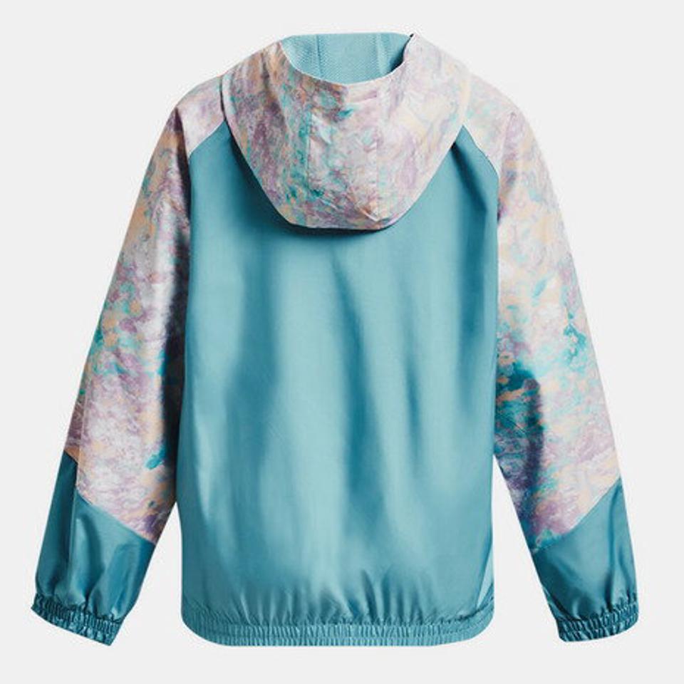 アンダーアーマー（UNDER ARMOUR） ジュニア ウーブン プリント フルジップ ジャケット 1371217 400 （キッズ）