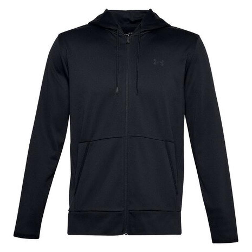 アンダーアーマー（UNDER ARMOUR） パーカー アーマーフリース フルジップフーディー 1357110 BLK/BLK AT オンライン価格 （メンズ）