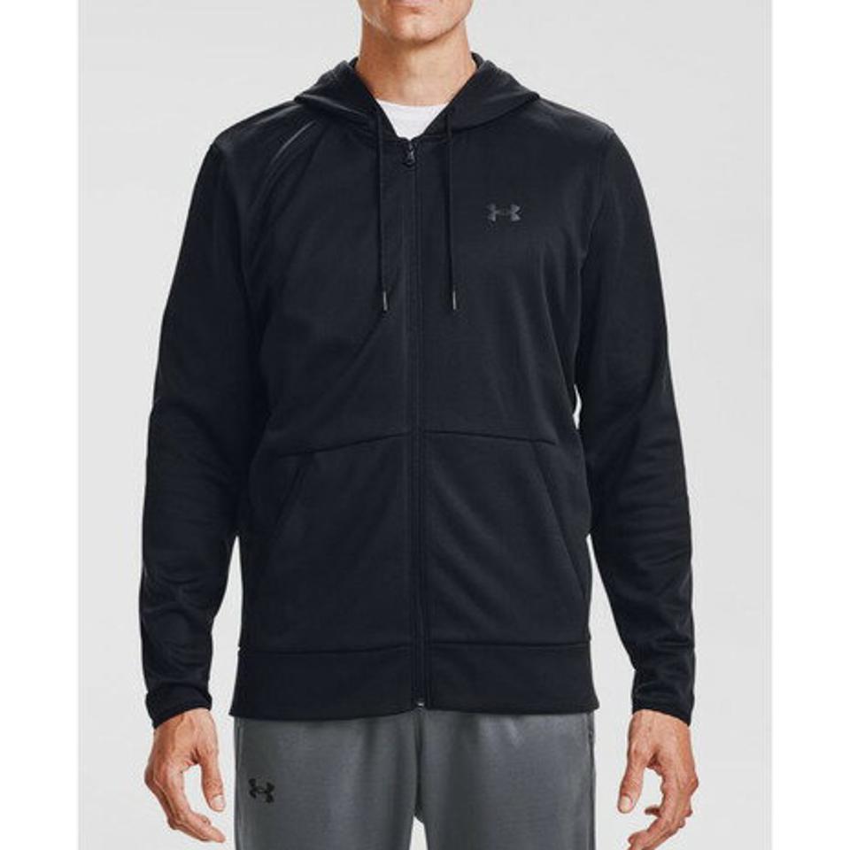 アンダーアーマー（UNDER ARMOUR） パーカー アーマーフリース フルジップフーディー 1357110 BLK/BLK AT オンライン価格 （メンズ）