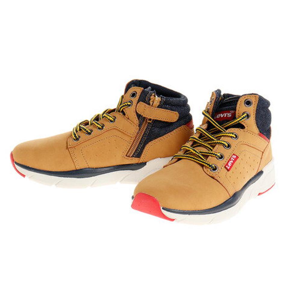 リーバイス（LEVIS） ジュニアスニーカー N ASPEN WITH ZIPPER 231497-74 YELLOW カジュアルシューズ （キッズ）