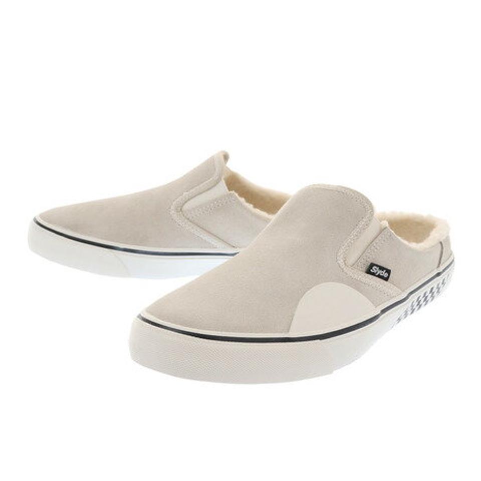 スライド（SLYDE） スニーカー ボーダーシューズ インナーボア スリッポン SL-FTW-005-WH/WH （メンズ）