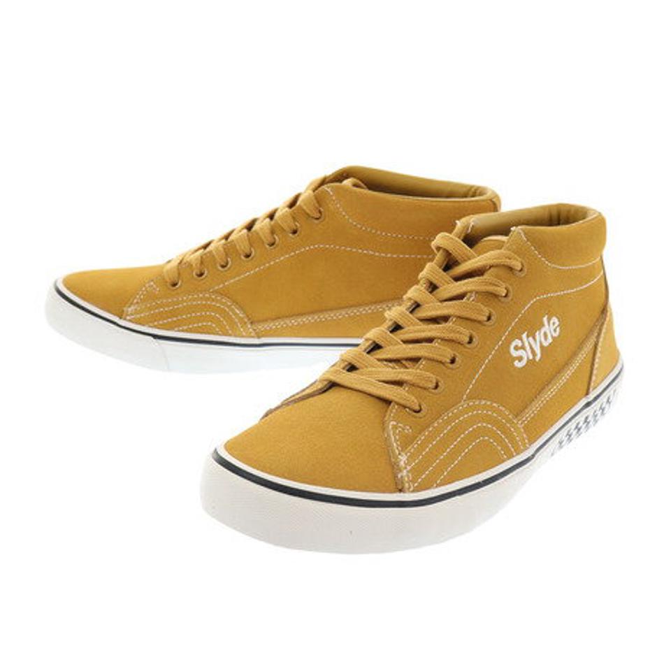 スライド（SLYDE）（メンズ）スニーカー スケートボード ミッドカットシューズ SL-FTW-004-MS/WH