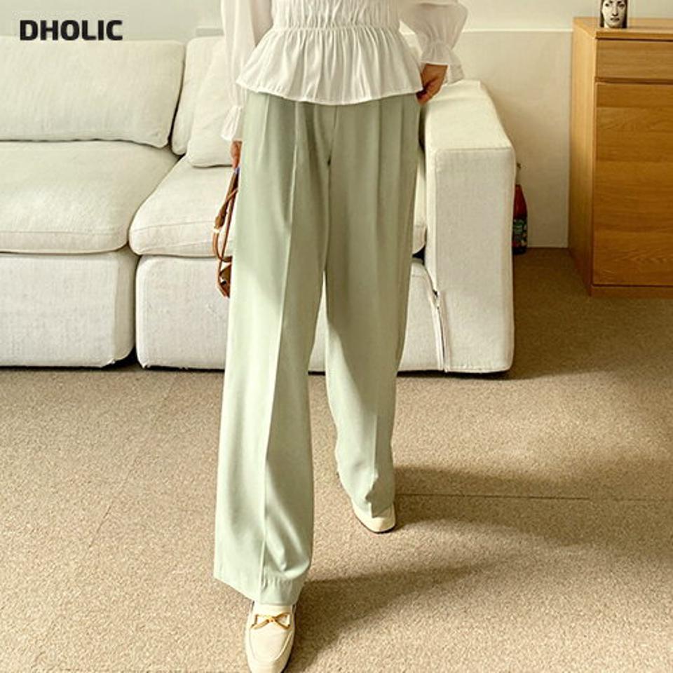 ツータックワイドスラックス・全4色・t66480 レディース 【pt】韓国ファッション ボトムス ロング ロングパンツ スラックスパンツ スラックス ツータック ワイド ハイウエスト 無地 シンプル フェミニン カジュアル 秋 冬