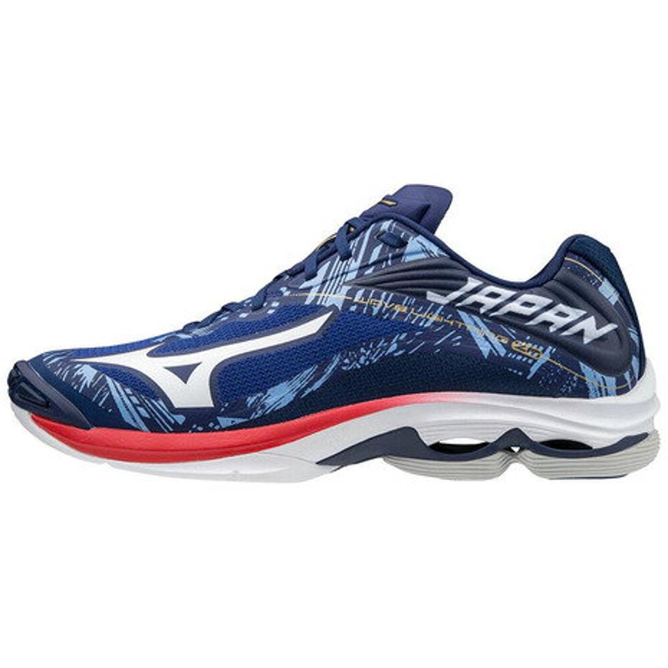 ミズノ(MIZUNO) バレーボールシューズ ウエーブライトニング Z6 V1GA200164 女子日本代表 ジャパン ヒノトリカラー (メンズ、レディース)