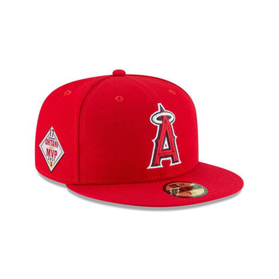 ニューエラ(NEW ERA)(メンズ)大谷翔平選手 MVP記念モデル グッズ 限定 ロサンゼルス エンゼルス 59fifty 帽子 キャップ