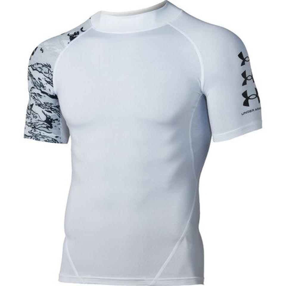 アンダーアーマー（UNDER ARMOUR） ヒートギアアーマー ノベルティ トレーニング 半袖シャツ 1363304 WHT AT （メンズ）