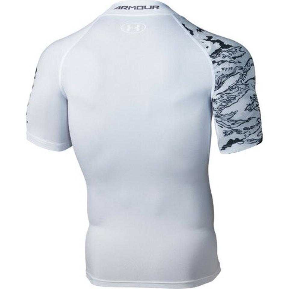 アンダーアーマー（UNDER ARMOUR） ヒートギアアーマー ノベルティ トレーニング 半袖シャツ 1363304 WHT AT （メンズ）