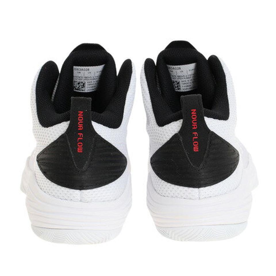 アシックス（ASICS）（メンズ、レディース）バスケットシューズ ノヴァフロウ NOVA FLOW 1063A028.101 バッシュ 白 ホワイト