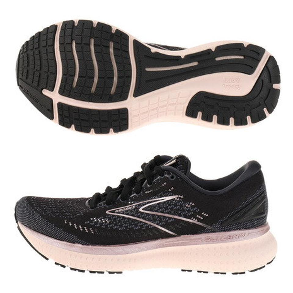 ブルックス(BROOKS) ランニングシューズ ジョギングシューズ グリセリン19 BRW3433 BLK (レディース)