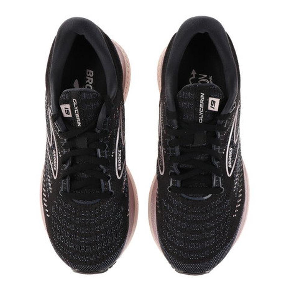 ブルックス(BROOKS) ランニングシューズ ジョギングシューズ グリセリン19 BRW3433 BLK (レディース)