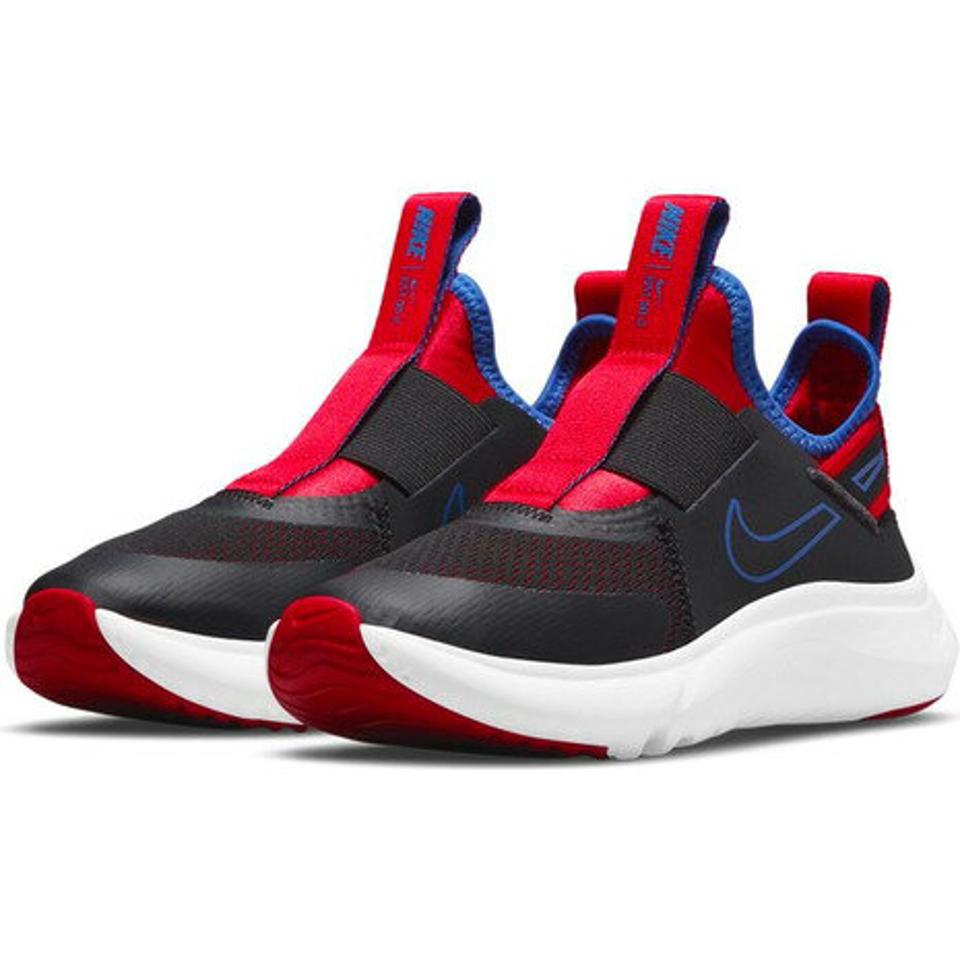 ナイキ（NIKE） フレックス プラス PS ブラック レッド CW7429-001 スニーカー スポーツシューズ 運動靴 カジュアル 子供 スリッポン 紐なし （キッズ）