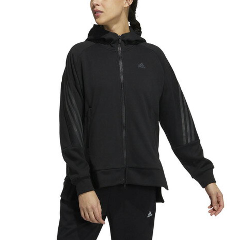 【5点以上で10%OFFクーポン 11日1:59まで】アディダス（adidas） スポーツウェア レディース スウェット 24/7 ルーズフィット フルジップパーカー JIK90-H29495 （レディース）