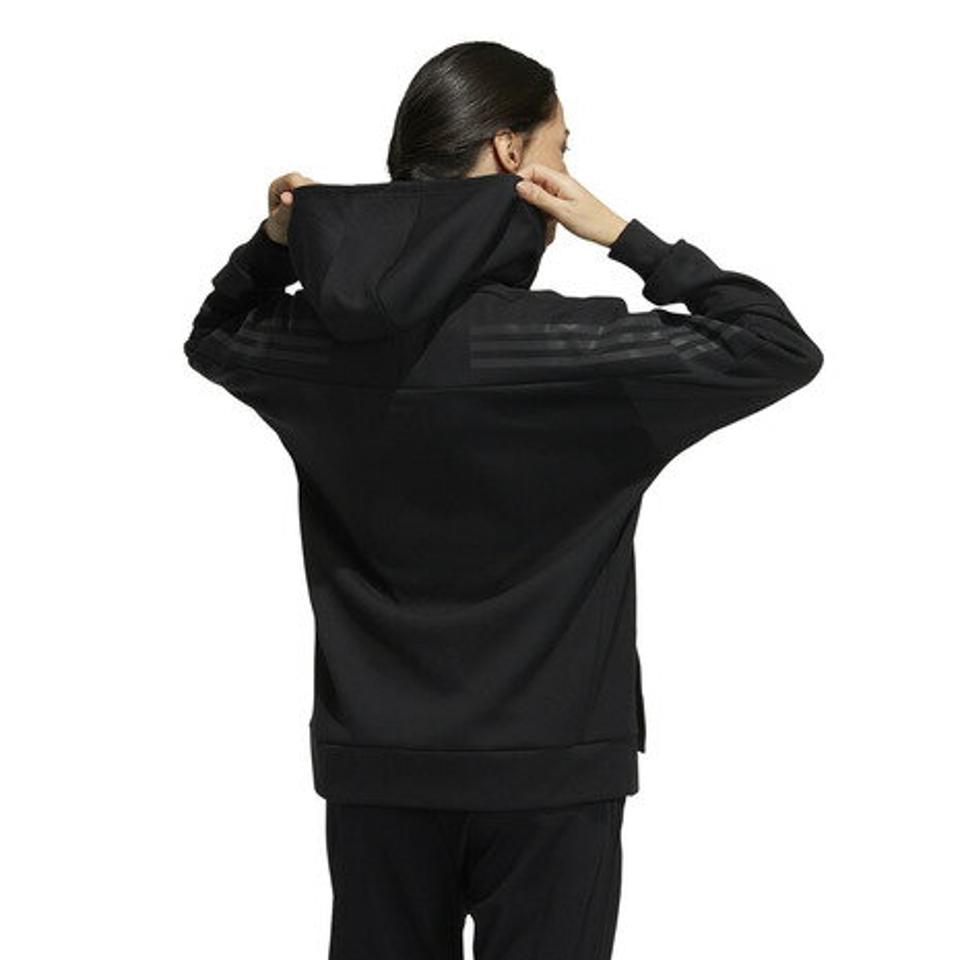 【5点以上で10%OFFクーポン 11日1:59まで】アディダス（adidas） スポーツウェア レディース スウェット 24/7 ルーズフィット フルジップパーカー JIK90-H29495 （レディース）