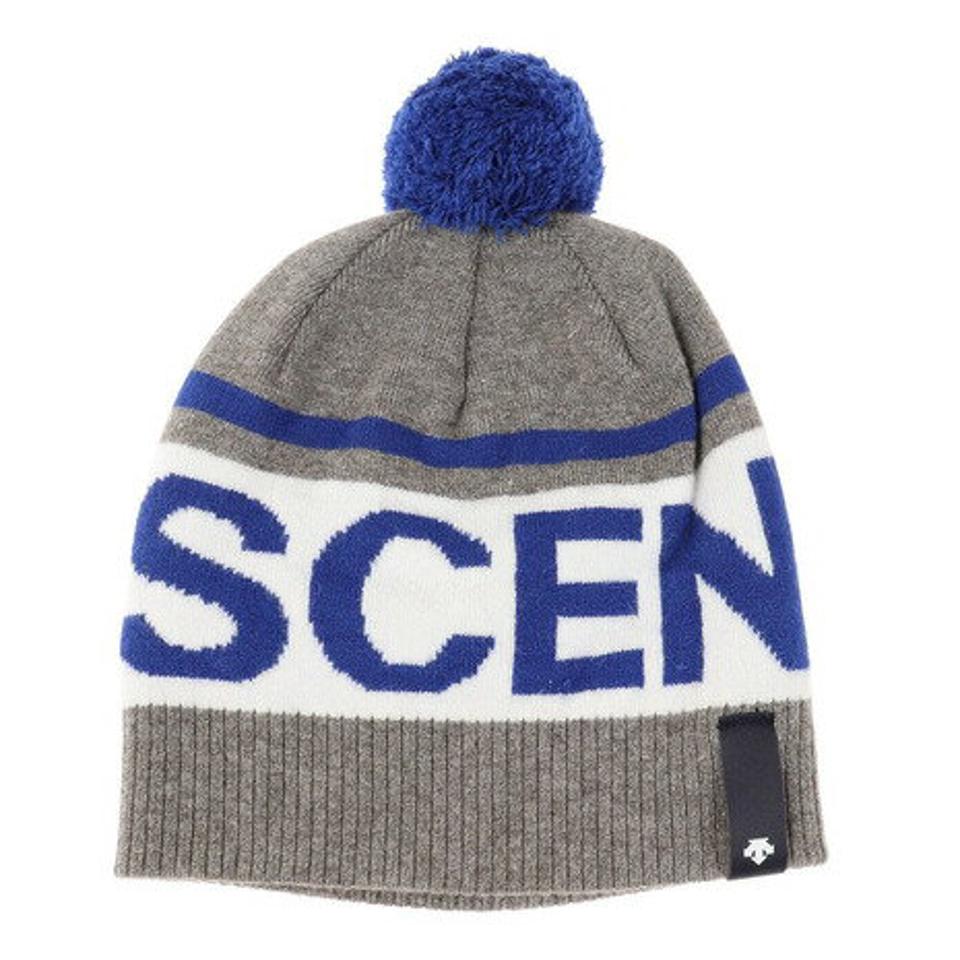 デサント(DESCENTE) ニット帽 キッズ スキー ジュニア ニットキャップ DWDQJC01X GRY 雪遊び (キッズ)