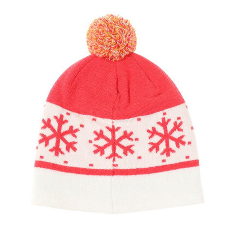 デサント(DESCENTE) ニット帽 キッズ スキー ジュニア ニットキャップ DWDQJC02X PWH 雪遊び (キッズ)