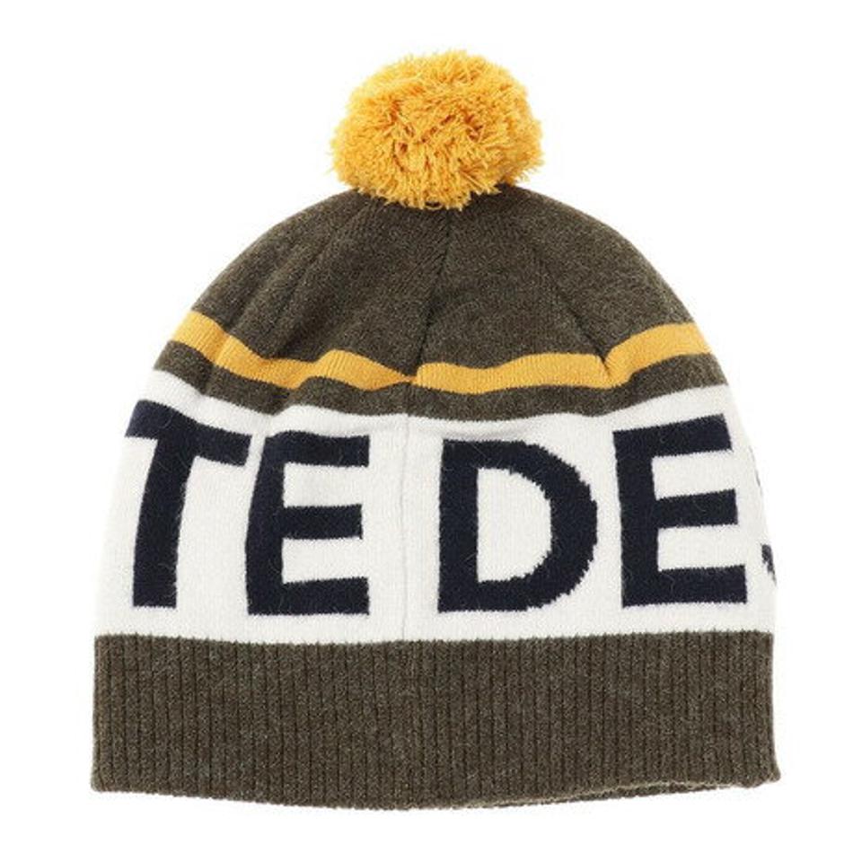 デサント(DESCENTE) ニット帽 キッズ スキー ジュニア ニットキャップ DWDQJC01X OLV 雪遊び (キッズ)