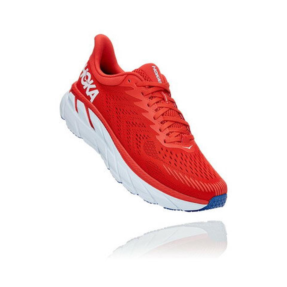 ホカ(HOKA)(メンズ)ランニングシューズ メンズ クリフトン7 (CLIFTON7)ワイド 1110534-FWT レッドパック ジョギングシューズ マラソン