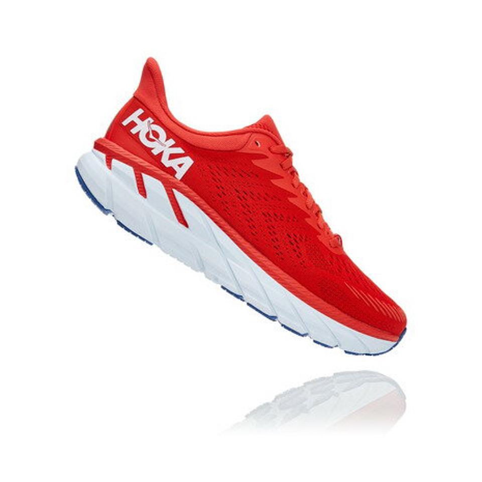 ホカ(HOKA)(メンズ)ランニングシューズ メンズ クリフトン7 (CLIFTON7)ワイド 1110534-FWT レッドパック ジョギングシューズ マラソン