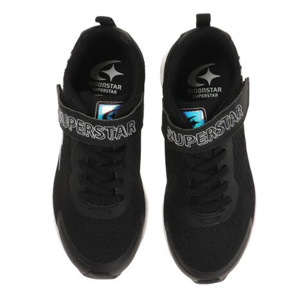 ムーンスター（MoonStar）（キッズ）ジュニア ランニングシューズ 黒 12294716 21FW スーパースター SS J1068 ブラック スニーカー