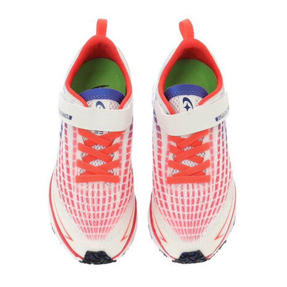 ムーンスター（MoonStar）（キッズ） ジュニアスポーツシューズ ベルクロ ベルト付き スニーカー バネのチカラ