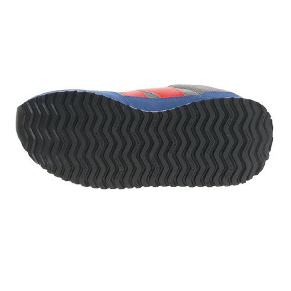 ニューバランス（new balance）（メンズ、レディース）スニーカー MS237 LE1 D グレー ブルー カラフル ビックロゴ カジュアルシューズ 通勤 通学 普段履き