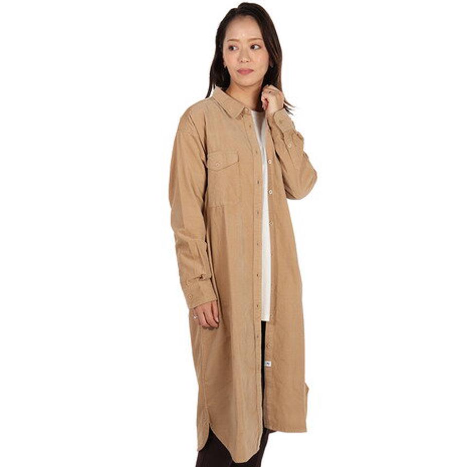 エルケクス（ELKEX）（レディース）コーデュロイ シャツドレス EKL1FA3069