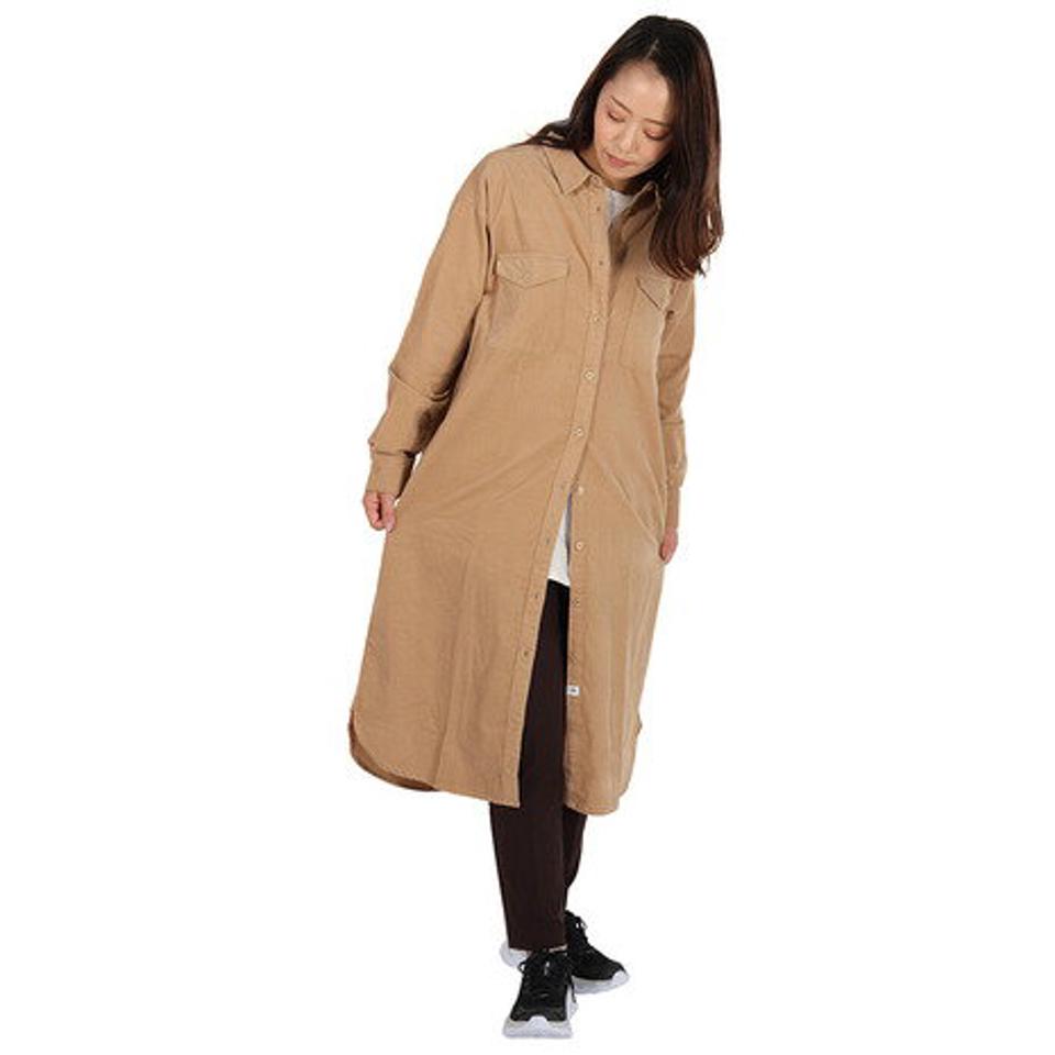 エルケクス（ELKEX）（レディース）コーデュロイ シャツドレス EKL1FA3069