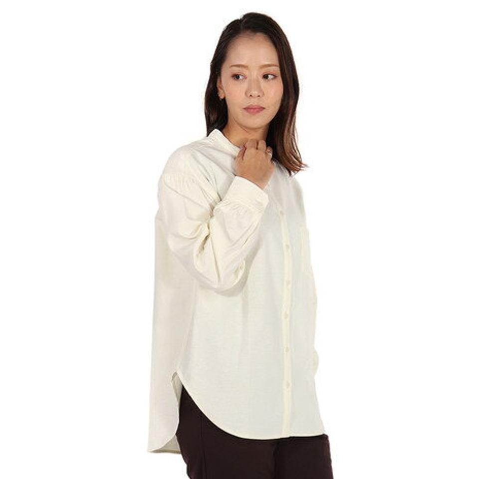 エルケクス（ELKEX）（レディース）ギャザリング シャツ EKL1FA3068 OWHT