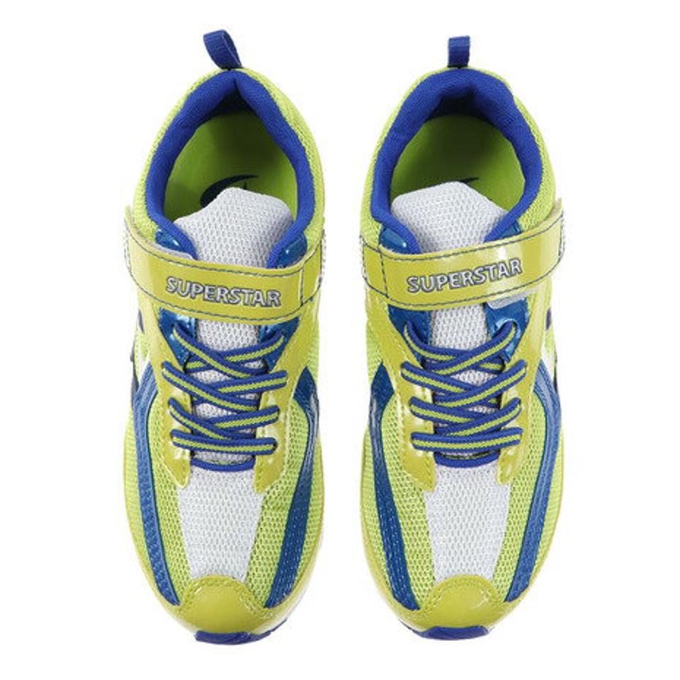 【スーパーSALE期間限定！20％OFF！】ムーンスター（MoonStar）（キッズ）ジュニアスポーツシューズ ベルクロ ベルト付き スニーカー SSJ7143F LIM 12295767