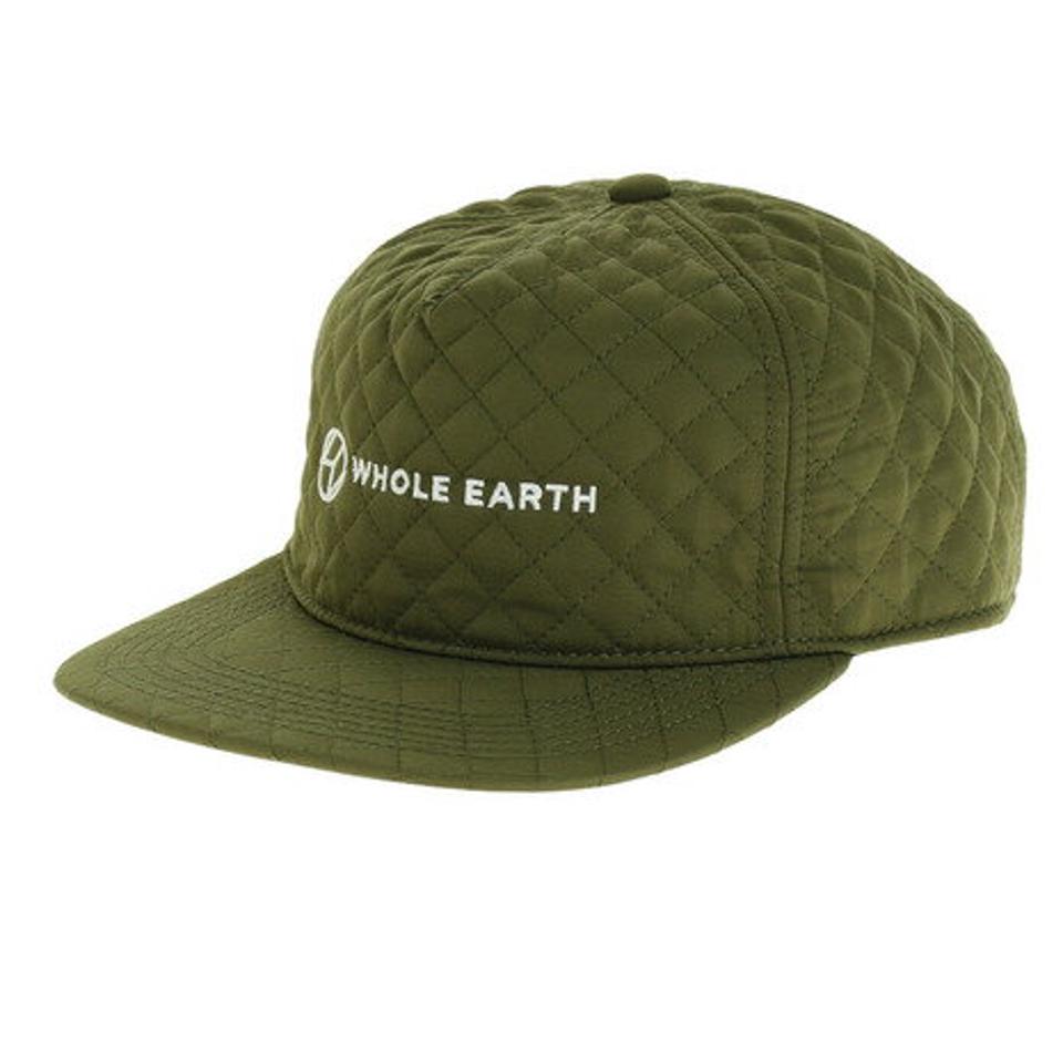 ホールアース(Whole Earth) 帽子 メンズ キャップ キルティング ベースボールキャップ WE2FA02 OLIVE 日よけ (メンズ)