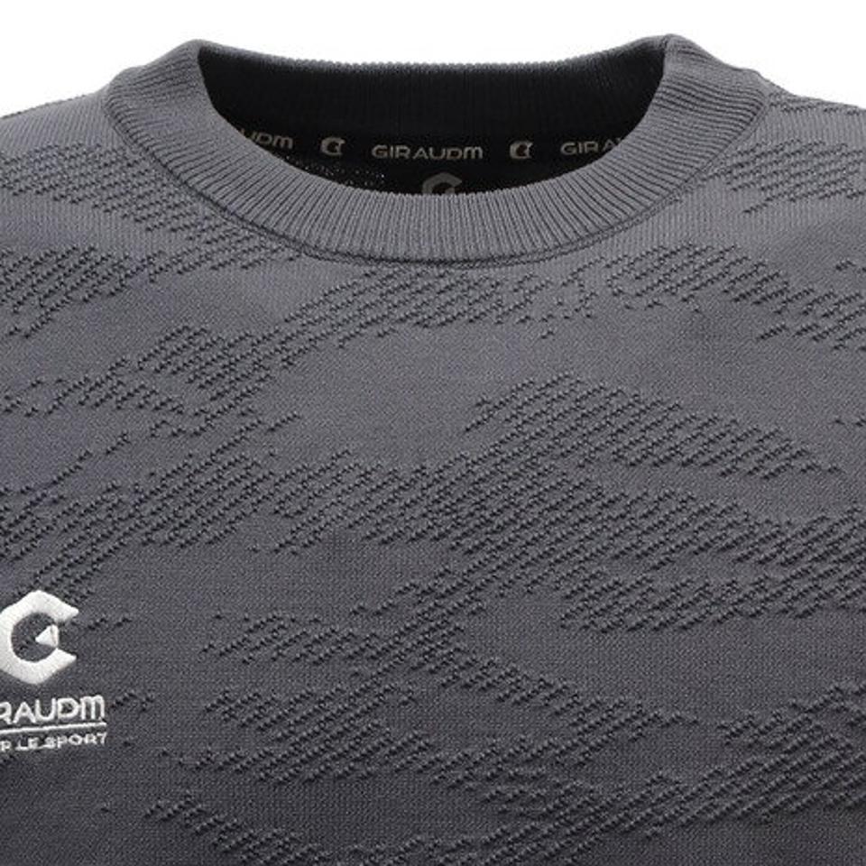 ジローム（GIRAUDM） ライトニットクルーネックシャツ 860GM0HO2502 BLK （メンズ）