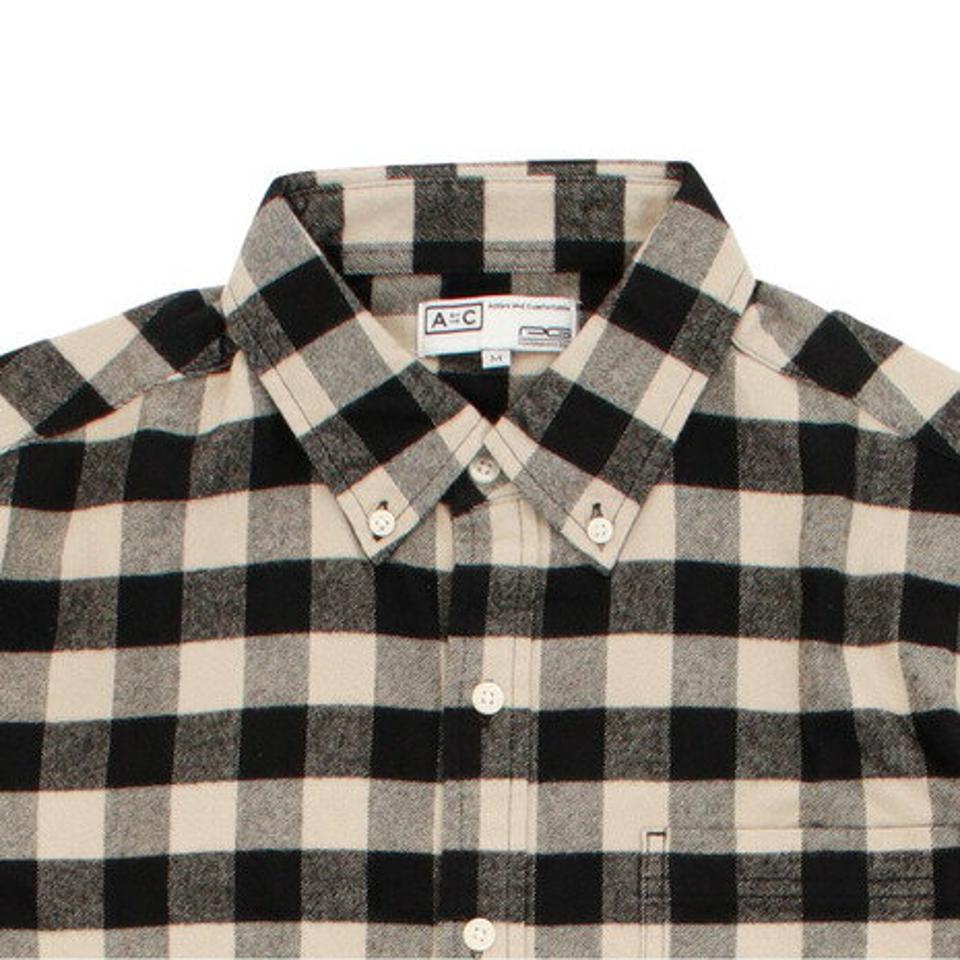 エーシーピージー（ACPG）（メンズ）ネルシャツ 871PA0CG7060WHxBK オンライン価格