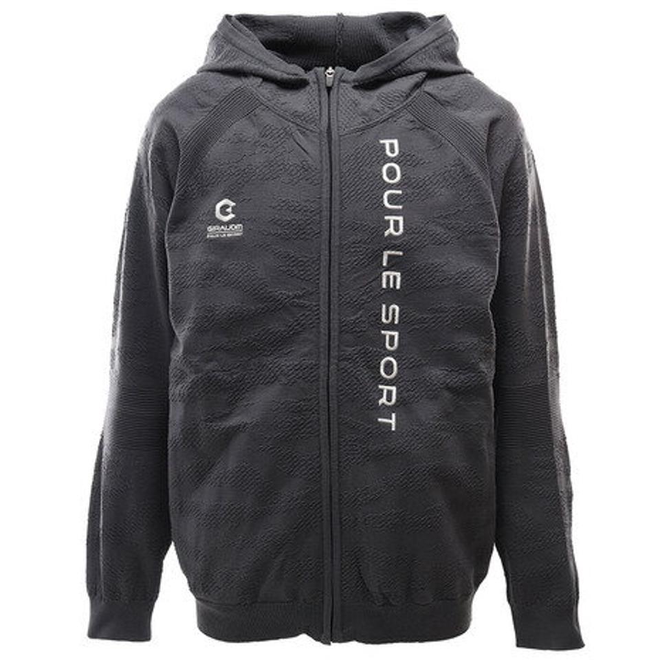 ジローム（GIRAUDM） ライトニットフルジップパーカー 860GM0HO2501 BLK （メンズ）