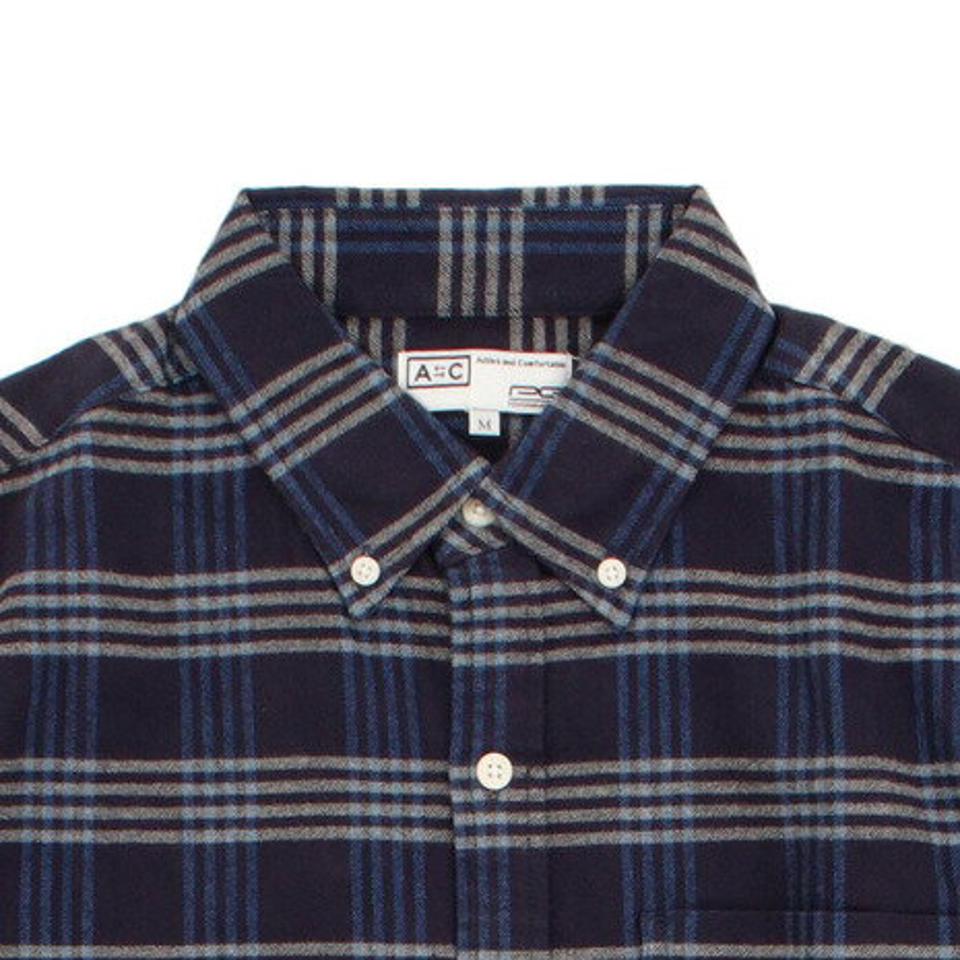 エーシーピージー（ACPG）（メンズ）ネルシャツ 871PA0CG7060NVxBL オンライン価格