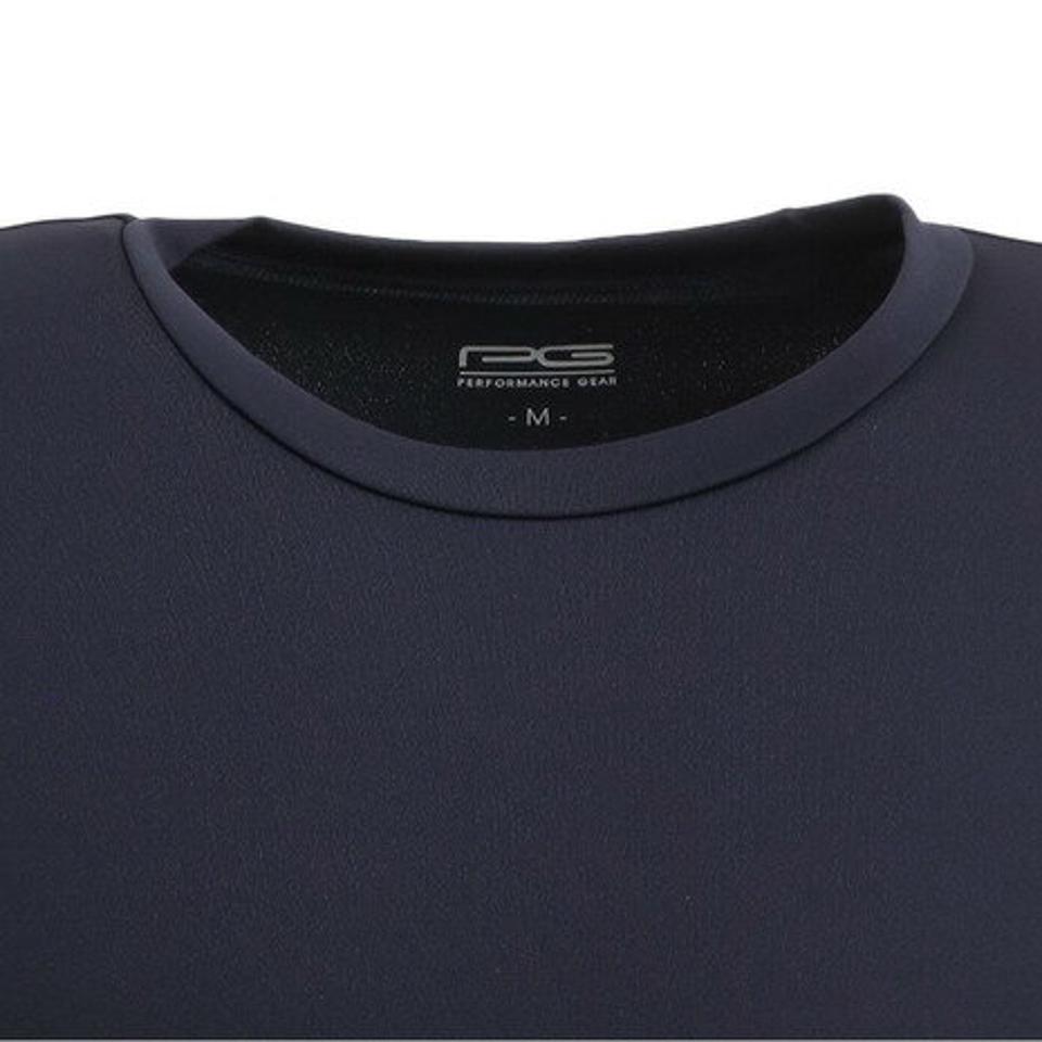 パフォーマンスギア（PG） サッカー ウェア メンズ サッカーウェア ストレッチ丸首インナーシャツ 741PG9ES4528NVY インナー アンダーシャツ （メンズ）