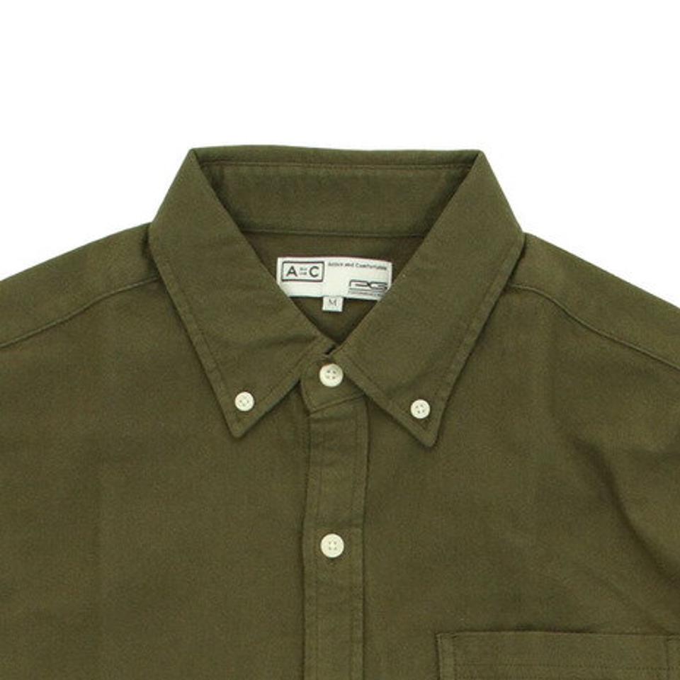 エーシーピージー（ACPG）（メンズ）ネルシャツ 871PA0CG7060DGRN オンライン価格
