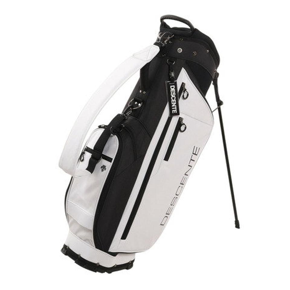 デサントゴルフ（DESCENTEGOLF） デサントゴルフ スタンド式 8.5型 6分割 軽量 キャディバッグ DQBTJJ03 WH00 （メンズ）