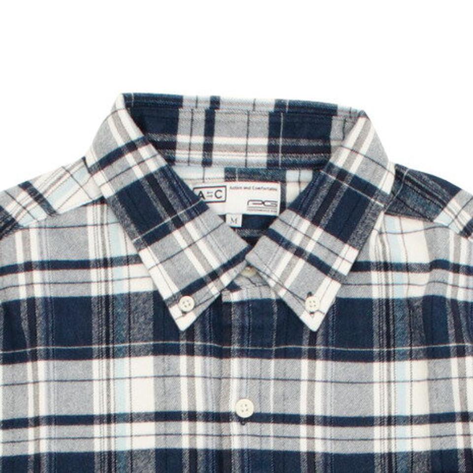 エーシーピージー（ACPG）（メンズ）ネルシャツ 871PA0CG7060BLxWH オンライン価格