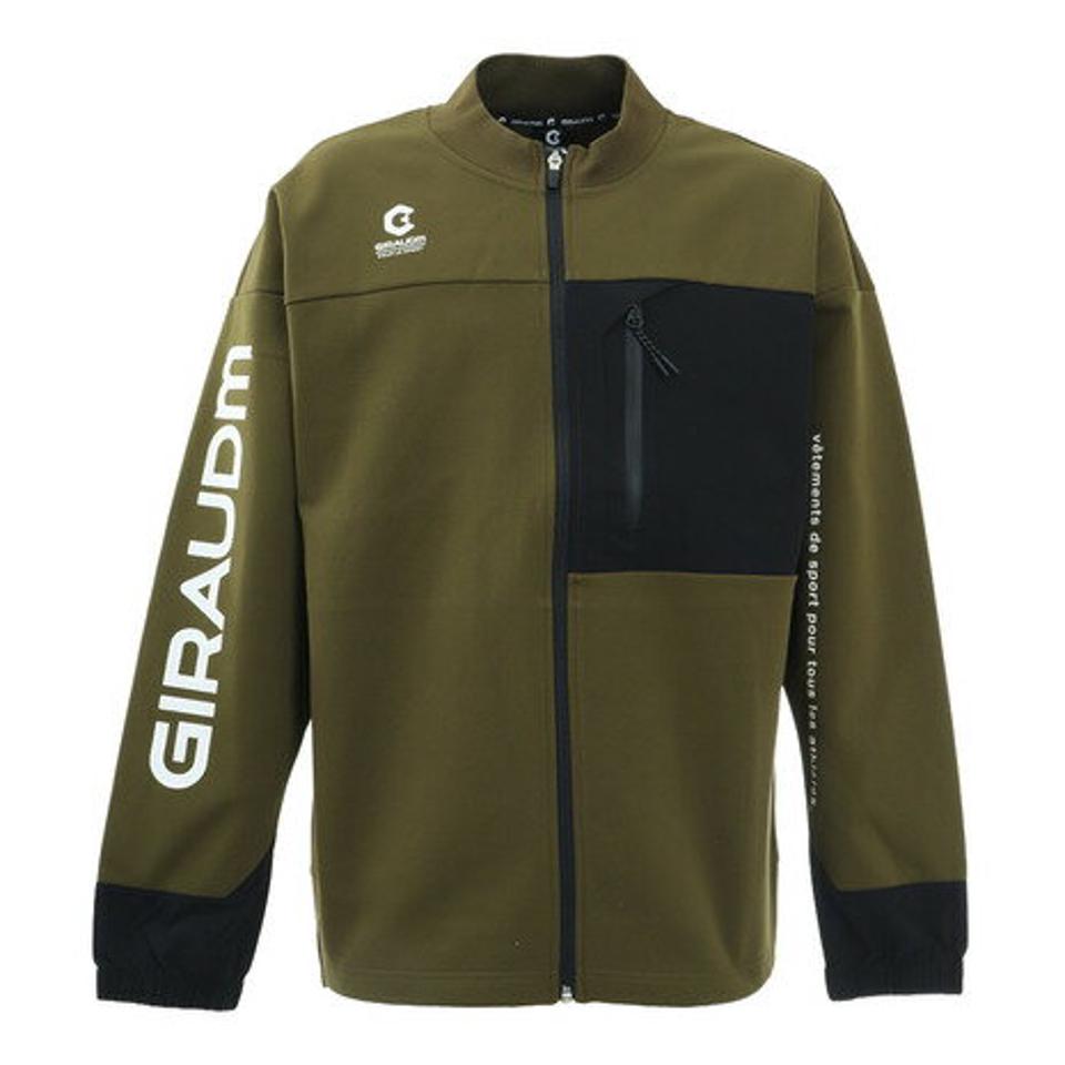 【30％OFFクーポン！15日まで】ジローム（GIRAUDM）（メンズ）ウインドクロス ウォームアップ ジャケット 851GM1LJ2065 KHK