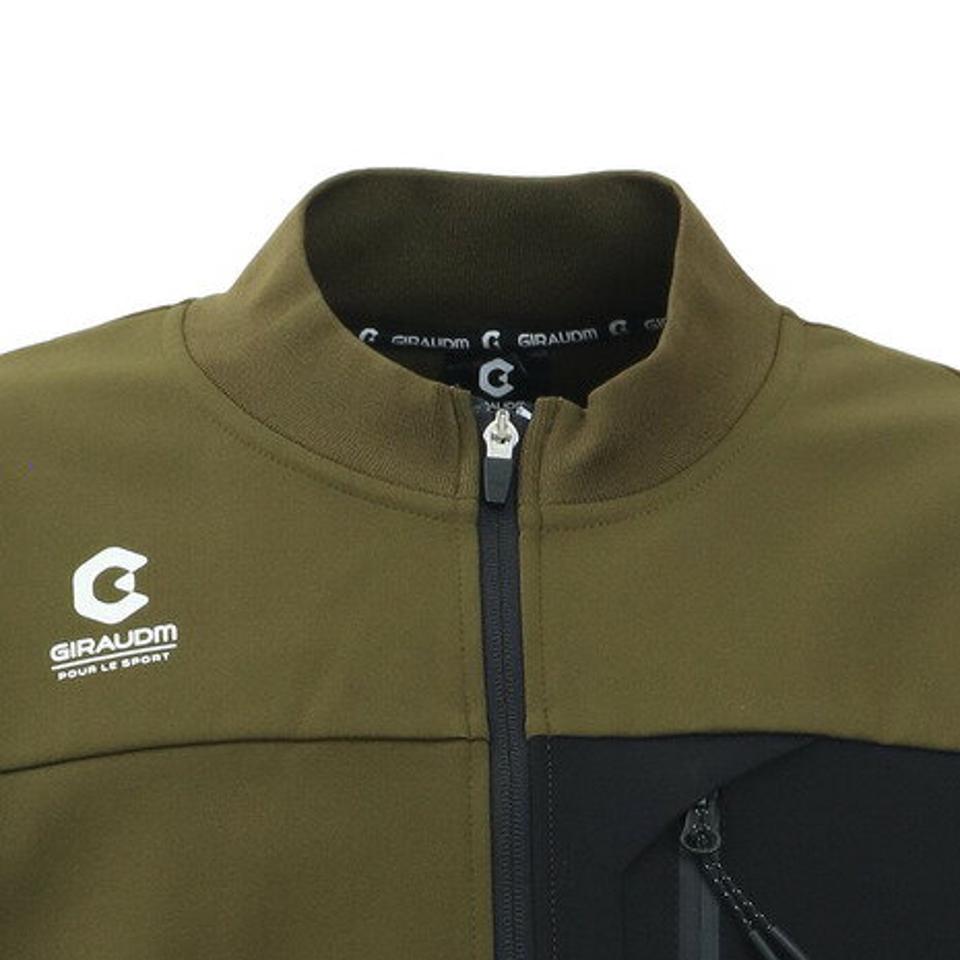 【30％OFFクーポン！15日まで】ジローム（GIRAUDM）（メンズ）ウインドクロス ウォームアップ ジャケット 851GM1LJ2065 KHK