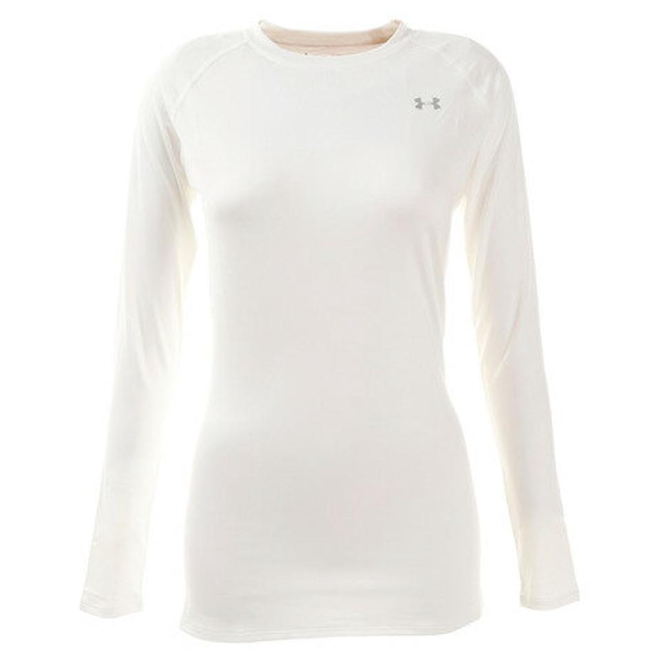 アンダーアーマー（UNDER ARMOUR） ヒートギア コンプレッション ロングスリーブ クルーネックシャツ 1358604 WHT AT オンライン価格 （レディース）