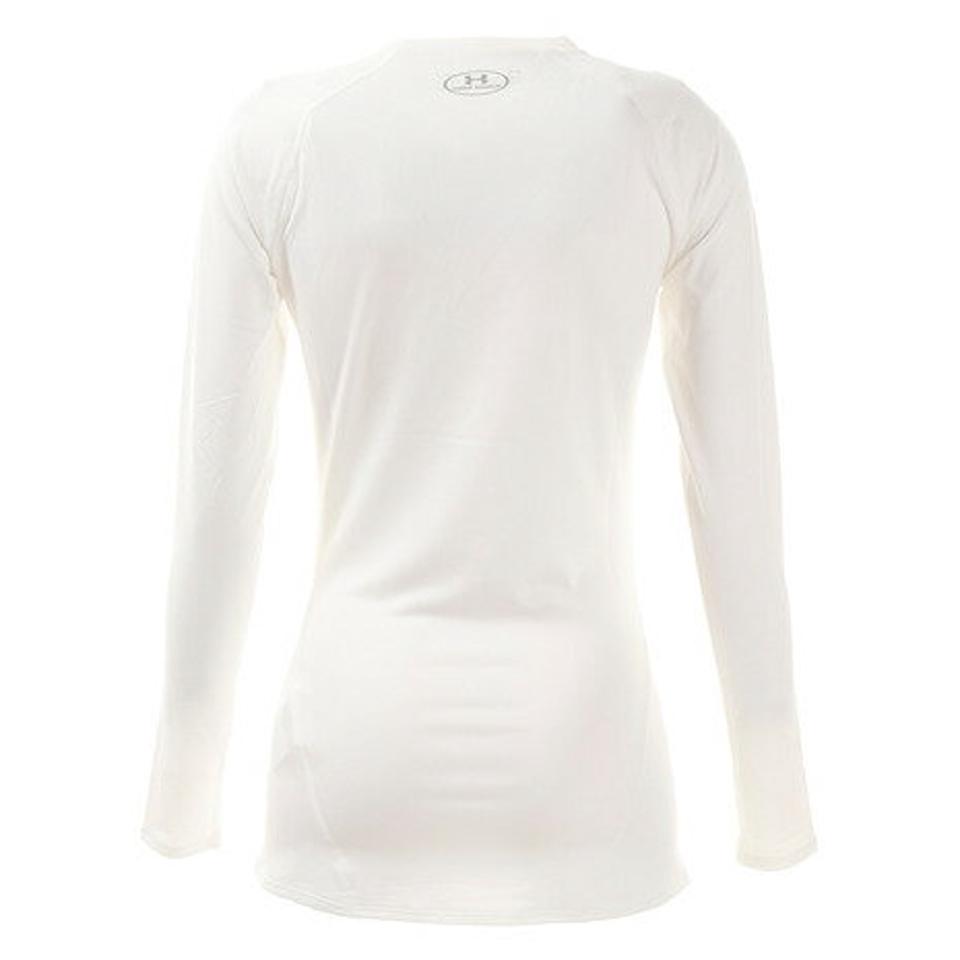 アンダーアーマー（UNDER ARMOUR） ヒートギア コンプレッション ロングスリーブ クルーネックシャツ 1358604 WHT AT オンライン価格 （レディース）