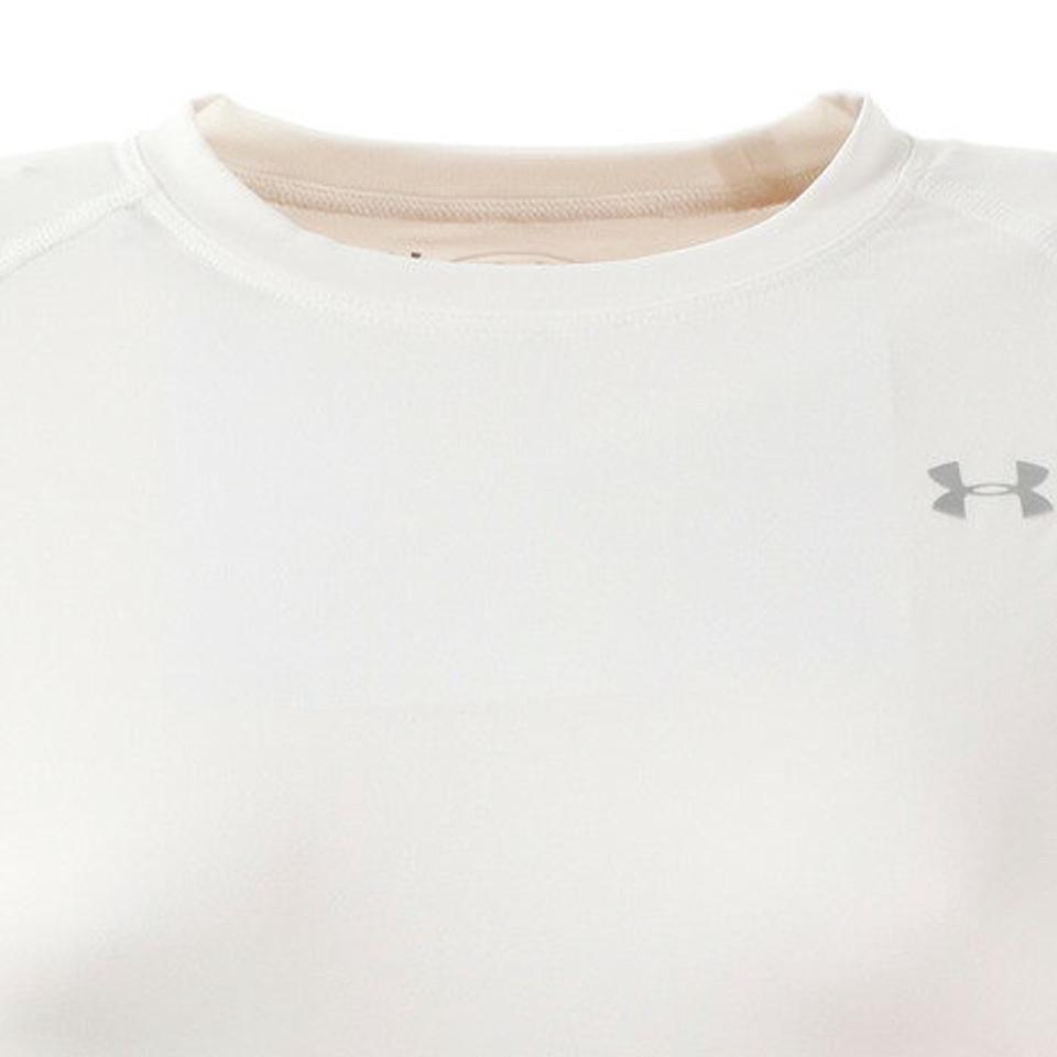 アンダーアーマー（UNDER ARMOUR） ヒートギア コンプレッション ロングスリーブ クルーネックシャツ 1358604 WHT AT オンライン価格 （レディース）