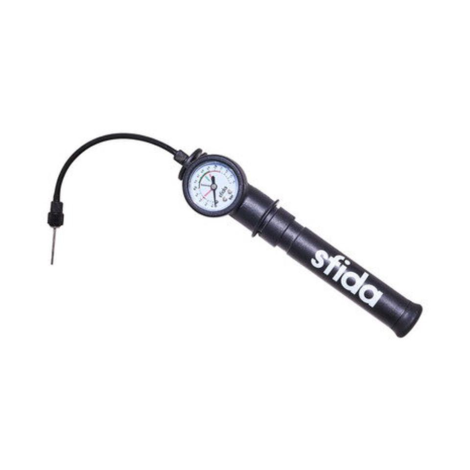 スフィーダ(SFIDA) ボール用 空気入れ ゲージ付きハンドポンプ OSF-DAP01 BLK ブラック 自主練 (メンズ、レディース、キッズ)