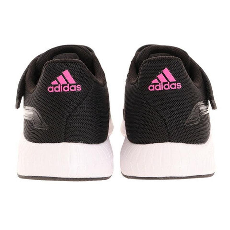 【20％OFFクーポン！3/26まで】アディダス（adidas）（キッズ）ジュニア スポーツシューズ ベルクロ ベルト付き スニーカー コアファイト EL K H01403