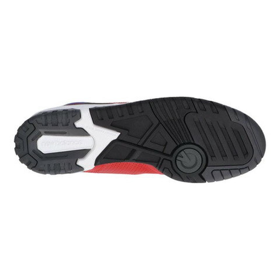 ニューバランス（new balance） スニーカー 赤 メンズ レディース レッド ブルー BB550 MD1D カジュアルシューズ カラフル おしゃれ （メンズ、レディース）