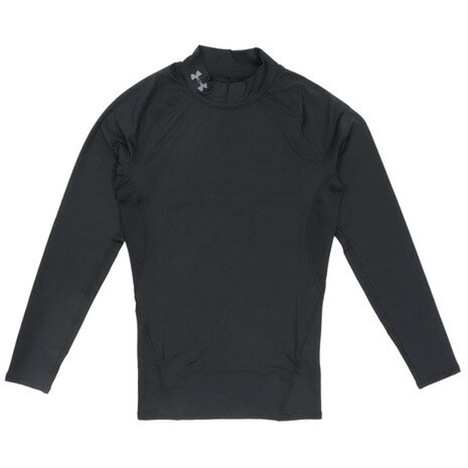 アンダーアーマー（UNDER ARMOUR） ヒートギアアーマー モック ロングスリーブ 1358577 BLK/GPH AT オンライン価格 （メンズ）